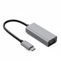 Adapter aluminum RJ45 to USB Typ C 10/100/100