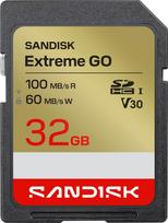 SanDisk SDHC Extreme GO 32GB (UHS-1, R 100MB/s / W60MB/s, 4K) (00226984)