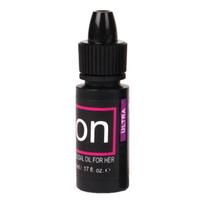 Sensuva ON Ultra, 5 ml Stimuliuojantis šildantis aliejus klitoriui