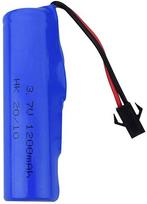 1 vnt. 1S 3.7V 1200mAh lipo akumuliatorius su SM kištuku, skirtas RC automobiliams, važiuojantiems bekele