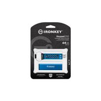 Pendrive Kingston IronKey Keypad 200, 64GB  (IKKP200/64GB) | 205516403 | 740617330076