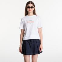 Calvin Klein Jeans Ss Classic Resort Calvin Logo Tee Bright White - Dydis S (LV047G807G YAF Marškinėliai)