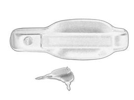 Išorinė durų rankena IVE-DH-0018