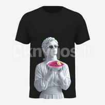 Marškinėliai „Šaltas kavalierius“ Pink Soup, L, juoda