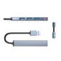 Hub USB 3.0 hub: 1xUSB 3.0, 3xUSB 2.0, 0.15m: Orico Ah-A13 - Aliuminis