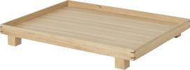Ferm Living Padėklas Bon iš medžio bežinės spalvos 47 cm