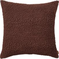 Ferm Living Dekoratyvinis pagalvės užvalkalas Moor tamsiai rudos spalvos 50 x 50 cm
