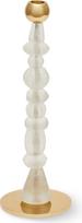 Polspotten Žvakidė klasikinei žvakei Beads 34 cm, balta