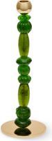 Polspotten Žvakidė klasikinei žvakei Beads 34 cm, tamsiai žalia