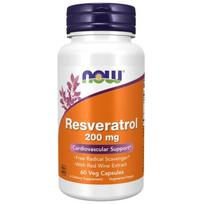 Now Foods Resveratrolis 200 mg – 60 vegetariškų kapsulių