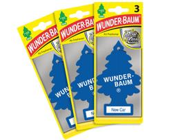 WUNDER-BAUM TREE oro gaiviklis „NEW CAR” komplektas 3vnt