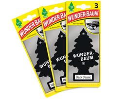 WUNDER-BAUM TREE oro gaiviklis „BLACK CLASSIC” komplektas 3vnt