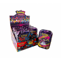 Pokemon kortos metalinėje dėžutėje 55 vnt.
