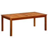 vidaXL Sodo kavos staliukas, 110x60x45cm, akacijos medienos masyvas