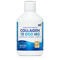 Swedish Nutra - skystas jūrinis kolagenas 10 000 mg su peptidais ir biotinu, 500 ml