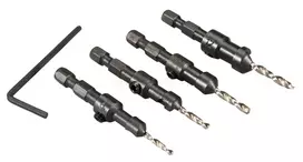 Makita gręžimo su įleidimu komplektas, 4 dalių, 1/4" šešiakampis
