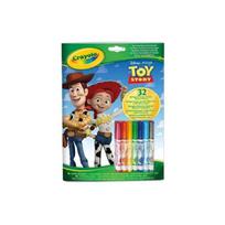 Crayola: Žaislų istorija 5 spalvinimo ir užduočių knygelė su flomasteriais