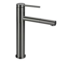 Deante BGE_D22K - Praustuvo maišytuvas su ištraukiama dušo galvute ORA 30,9 cm, titano spalva