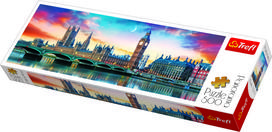 TREFL PUZZLES TREFL panoraminė dėlionė „Londonas“, 500 det.