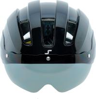 Dviratininkų šalmas vyrams SkateFlash Atomic, juoda sp., L