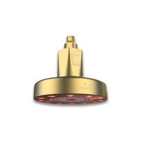 HigherDose Red Light Showerhead Filter dušo galvutė su raudonos šviesos ir NIR technologija - Auksinė