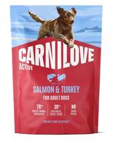 Sausas šunų maistas Carnilove Active Adult, kalakutiena/lašiša, 1.5 kg