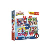 Dėlionė – 4-in-1 (12, 15, 20, 24) – „Spiday“ komanda – Trefl 34611