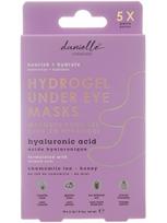 DANIELLE CREATIONS Paakių pagalvėlės su hialuronu HYDROGEL UNDER EYE MASK HYALURONIC ACID, 5 poros