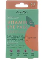 DANIELLE CREATIONS Padeliai-pagalvėlės paakių sričiai su apelsinais ORANGE EYE PADS, 5 poros