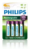 PHILIPS MULTILIFE AA 4 BLISTINIAI NIMH 2600