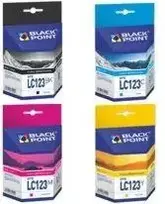 Black Point Juodas Point rašalo kasetė Juodas Point BPBLC123CMYK | MULTIPACK (CMYK) | Brolis LC-123