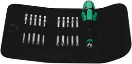 Atsuktuvas su 89 mm ilgio antgalių rinkiniu Wera Kraftform Kompakt 41, 11vnt