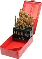 Grąžtas VOREL GRĄŽIAI METALUI TITANUI RINKINYS 19 vnt. 1-10 mm 22330