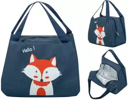 Orange Oranžinis Izoliuotas termo maišelis pusryčiams pietums Fox oranžinis