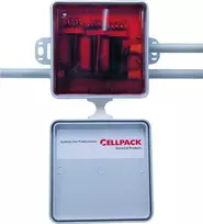 Cellpack Vandenims atspari praėjimo šakojimo dėžė Universal-Box su derva 420083