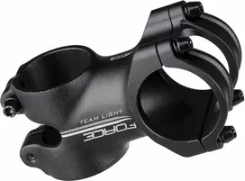 FORCE stem TEAM light 31,8/50mm,6° Al,juodas mat