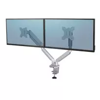 Laikiklis Fellowes Platinum ramię na 2 monitory Sidabrinė