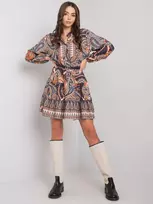 Italy Moda Suknelė-DHJ-SK-15053.61-tamsiai mėlyna