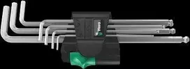 Wera Rinkinys šešiakampiai lizdiniai raktai su rutuliuku HEX PLUS 7CZ, magnetizatorius (W05022101001)