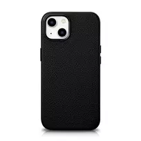 iCarer Litchi Premium Leather Apple iPhone 14 Magnetic Leather with MagSafe dėklas telefonui juodos spalvos (WMI14220709-BK)