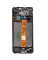 Dėklas LCD ekranas + jutiklinis blokas Samsung A127F Galaxy A12 (pakeitimų paketas)