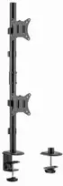 GEMBIRD reguliuojamas 2 ekranų vertikalus stalo laikiklis 17-32 colių 9kg