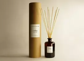 The Olphactory Relax Baltas Musk Fragrance Sticks Aroma Reed Diffuser, 500 ml