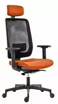 Powerton Biuro kėdė Lucie ergonomiška biuro kėdė, oranžinė