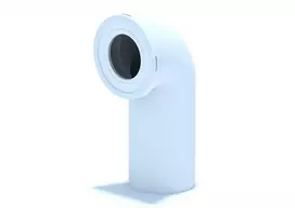 Ani_Plast Unitazo alkūnė Ani Plast W9220, 90°, Ø 110/141 mm, balta