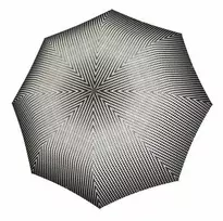 Doppler Moteriškas sulankstomas skėtis Magic Juodas&Baltas Traced 7441465BW01