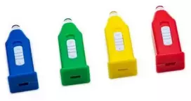 Oem Mini UV LED žibintuvėlis – spalvų derinys – mėlyna šviesa – ultravioletinė