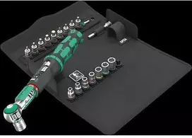 Wera „Safe-Torque“ sukimo momento raktas 1/4 colio, 2–12 Nm, 20 vnt.