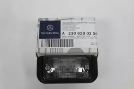 Mercedes-Benz R230 W209 valstybinio numerio ženklo lemputės žibintas originalus A2308200256