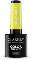Claresa Soak Off UV/LED Funky Disco 1, 5 g